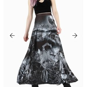 NWT BlackMilk Necropolis Maxi Skirt Sz Small